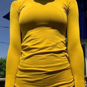 lululemon swiftly speed long sleeve in “soleil”